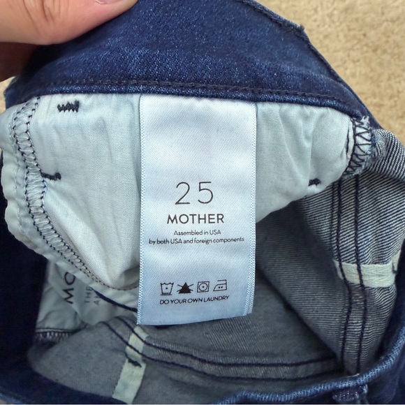 Mother Denim The Hustler Ankle Fray Women’s Field of Poppies Floral Embroidered - Picture 4 of 12